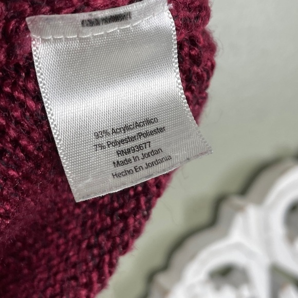 St. John's Bay Super Soft Red Pullover Sweater - Picture 2 of 5